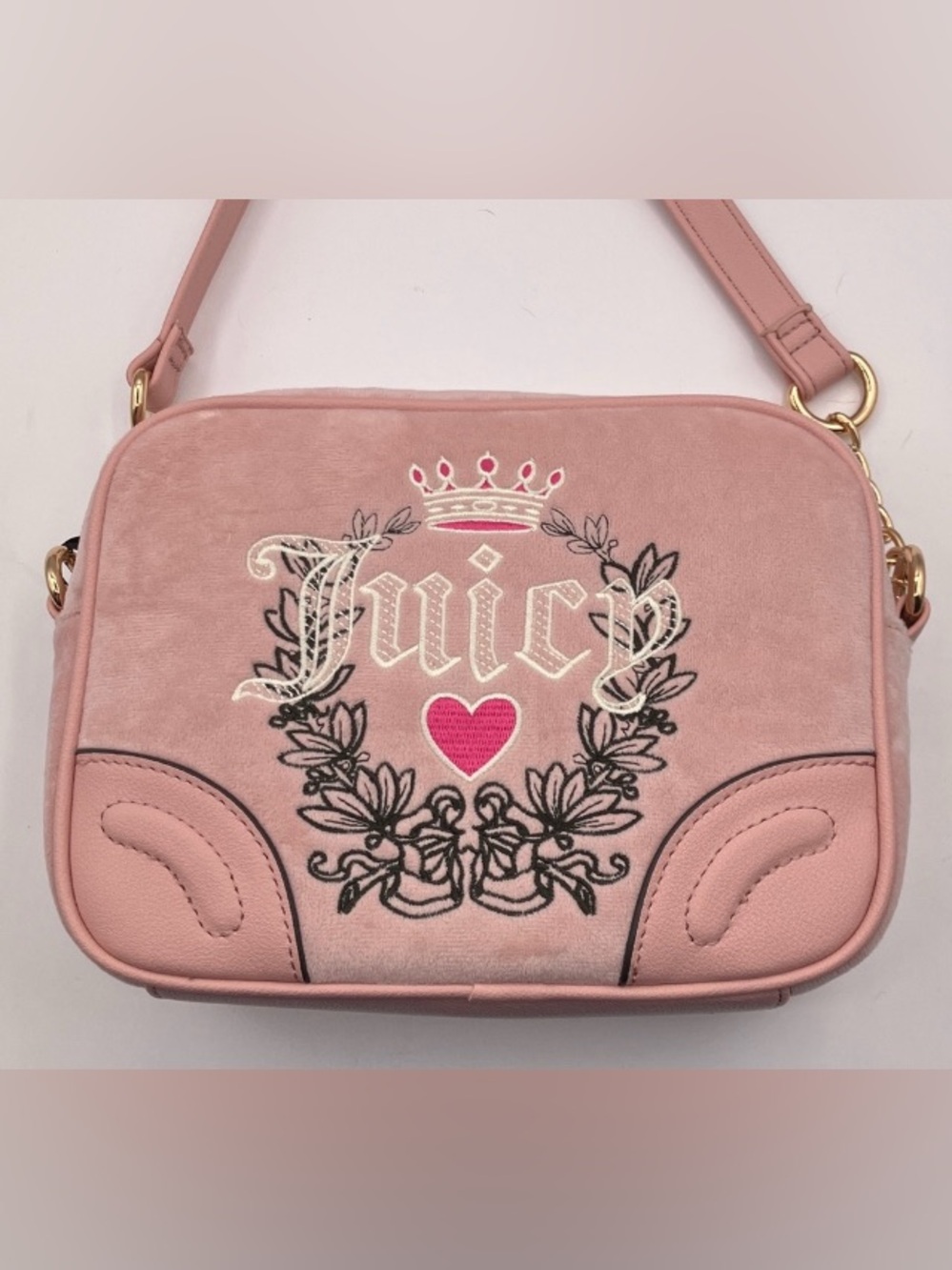 Juicy Couture Pink Baroque Crossbody Bag HERITAGE EDITION LIMITED brand new